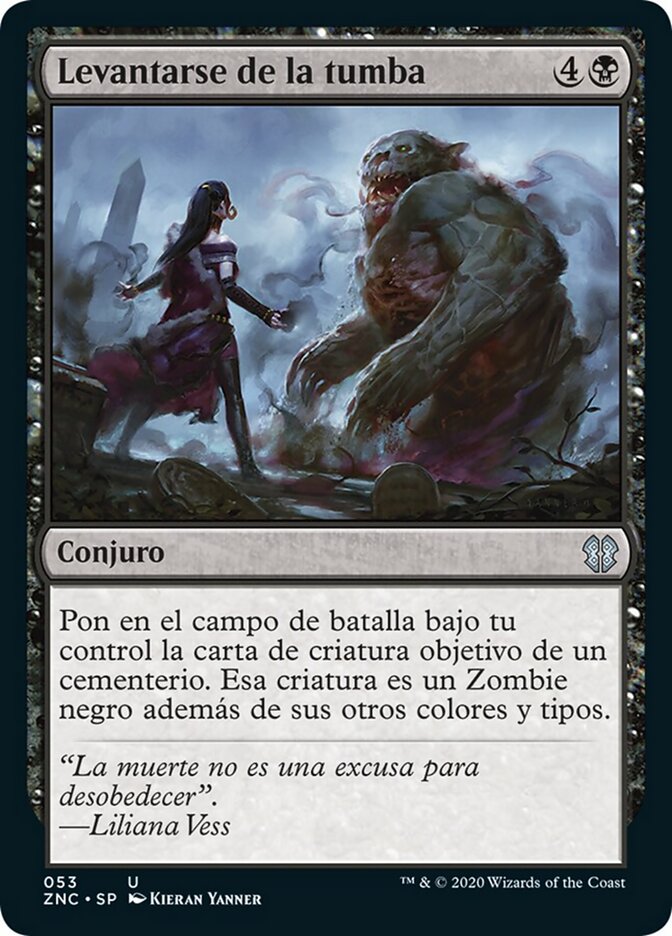 Levantarse de la tumba