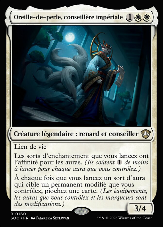 Oreille-de-perle, conseillère impériale