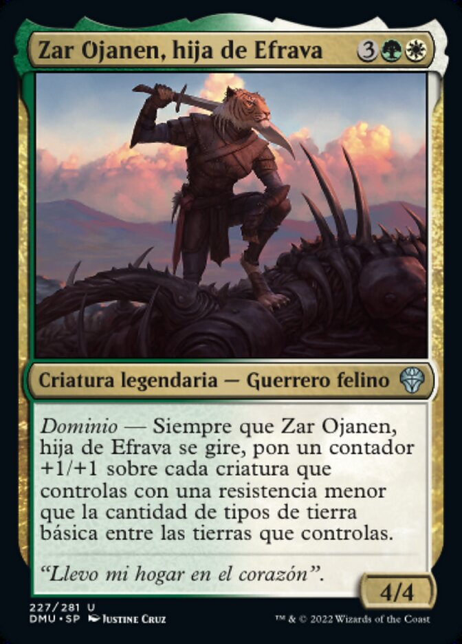 Zar Ojanen, hija de Efrava