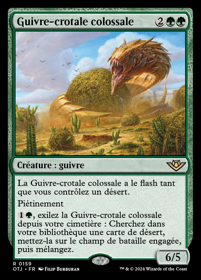 Guivre-crotale colossale