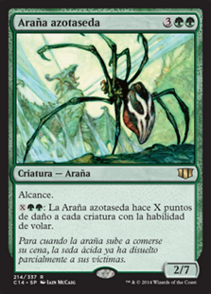 Araña azotaseda