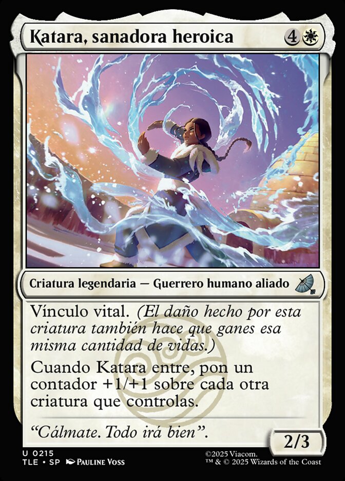 Katara, sanadora heroica
