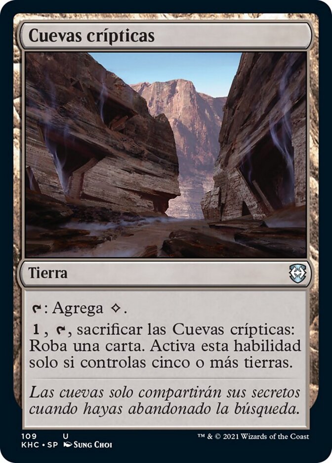Cuevas crípticas