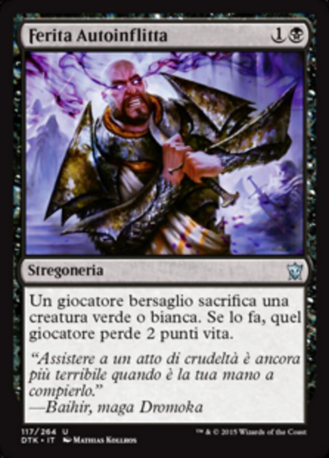 Ferita Autoinflitta