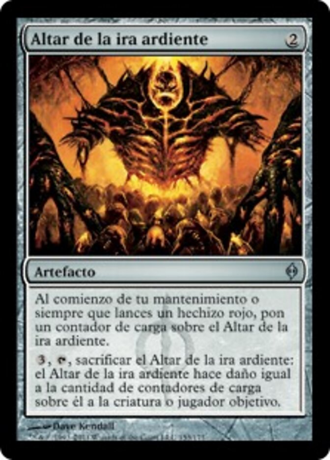 Altar de la ira ardiente