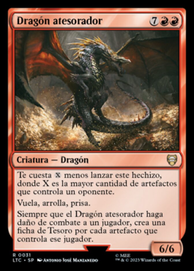 Dragón atesorador