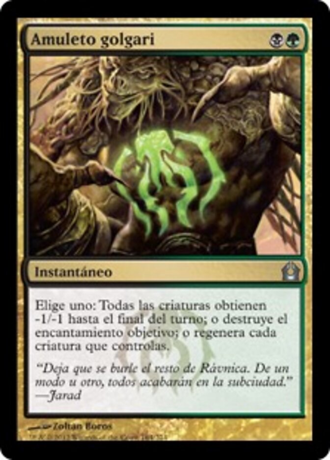 Amuleto golgari
