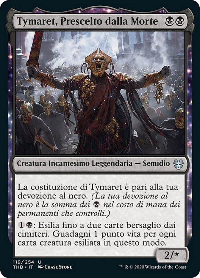 Tymaret, Prescelto dalla Morte