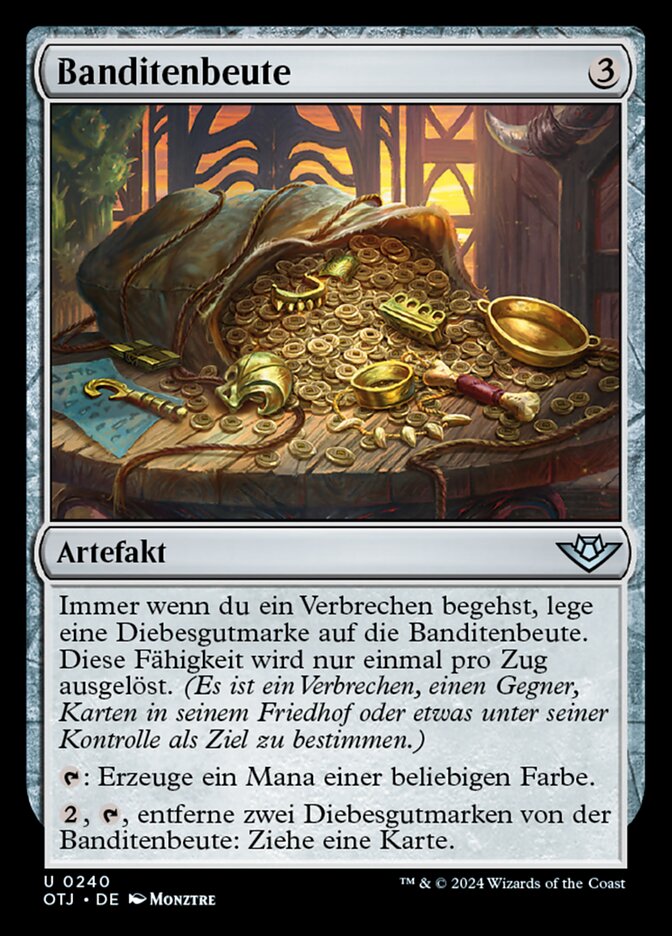 Banditenbeute