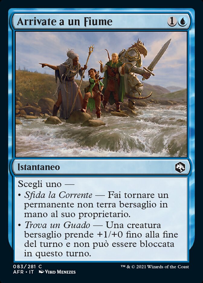 Arrivate a un Fiume