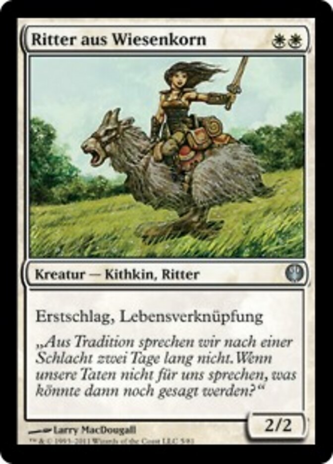 Ritter aus Wiesenkorn