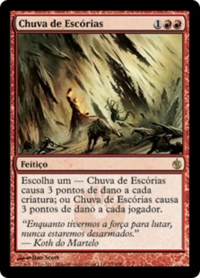 Chuva de Escórias