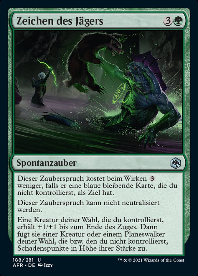 Zeichen des Jägers