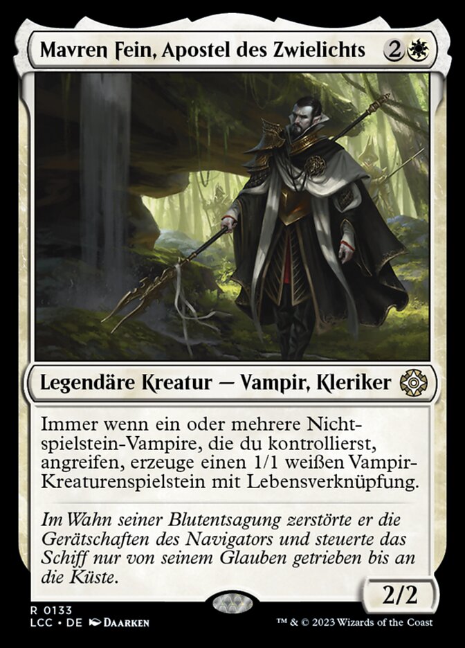 Mavren Fein, Apostel des Zwielichts