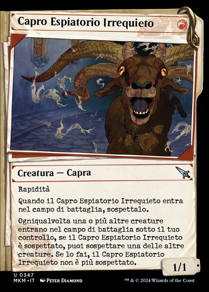 Capro Espiatorio Irrequieto