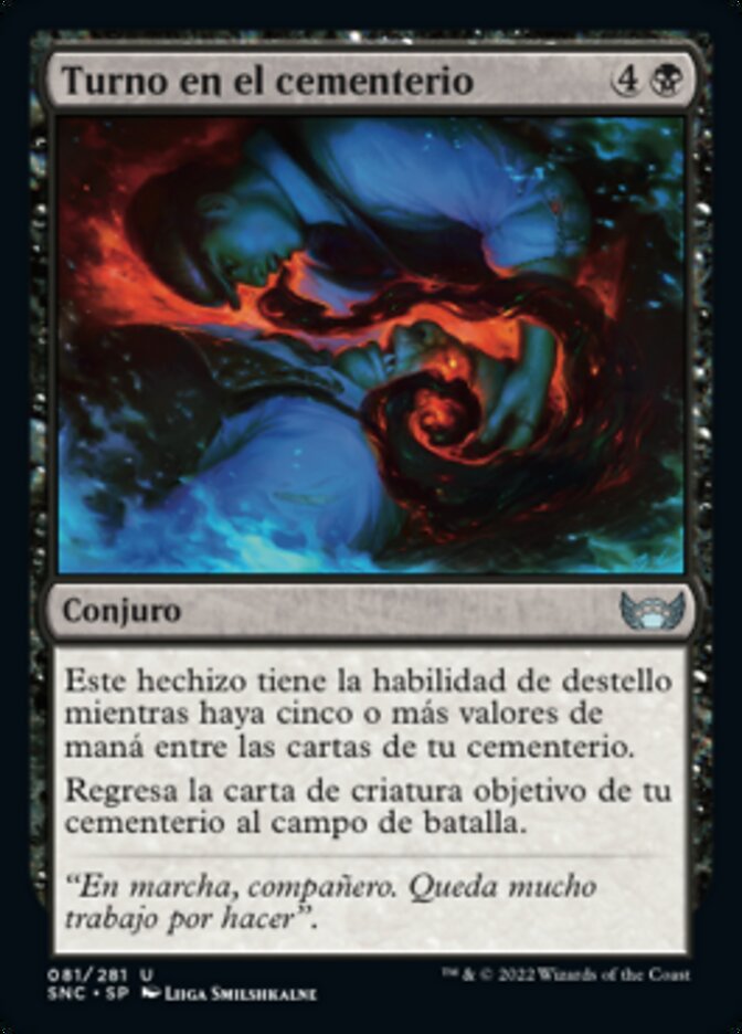 Turno en el cementerio