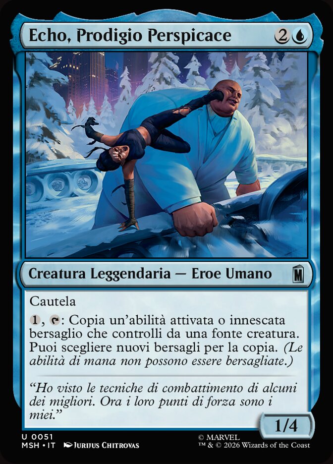 Echo, Prodigio Perspicace