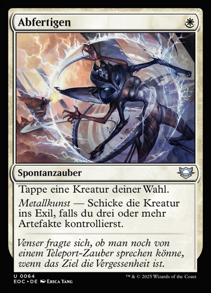 Abfertigen