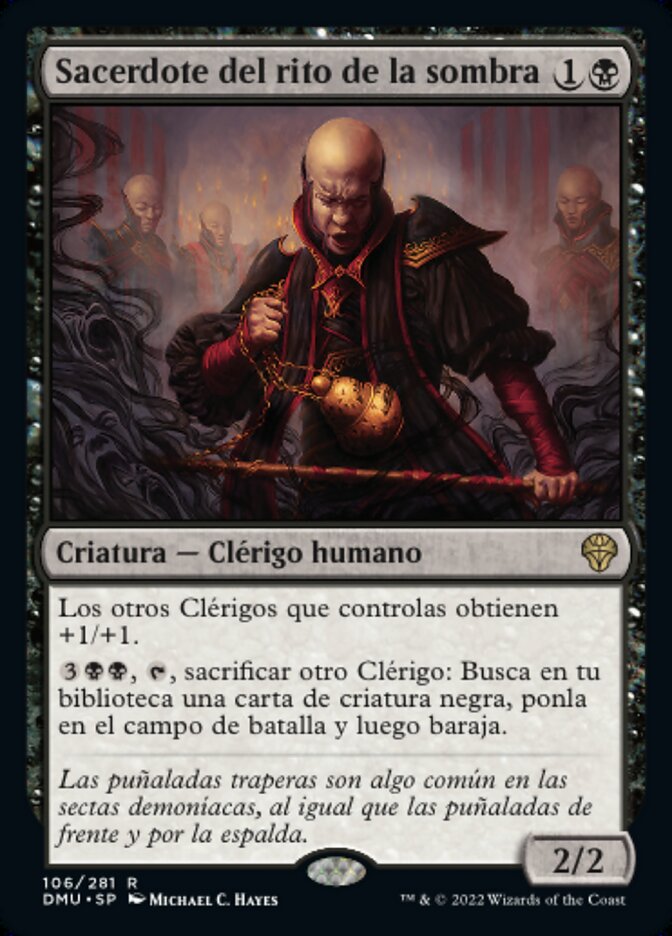 Sacerdote del rito de la sombra