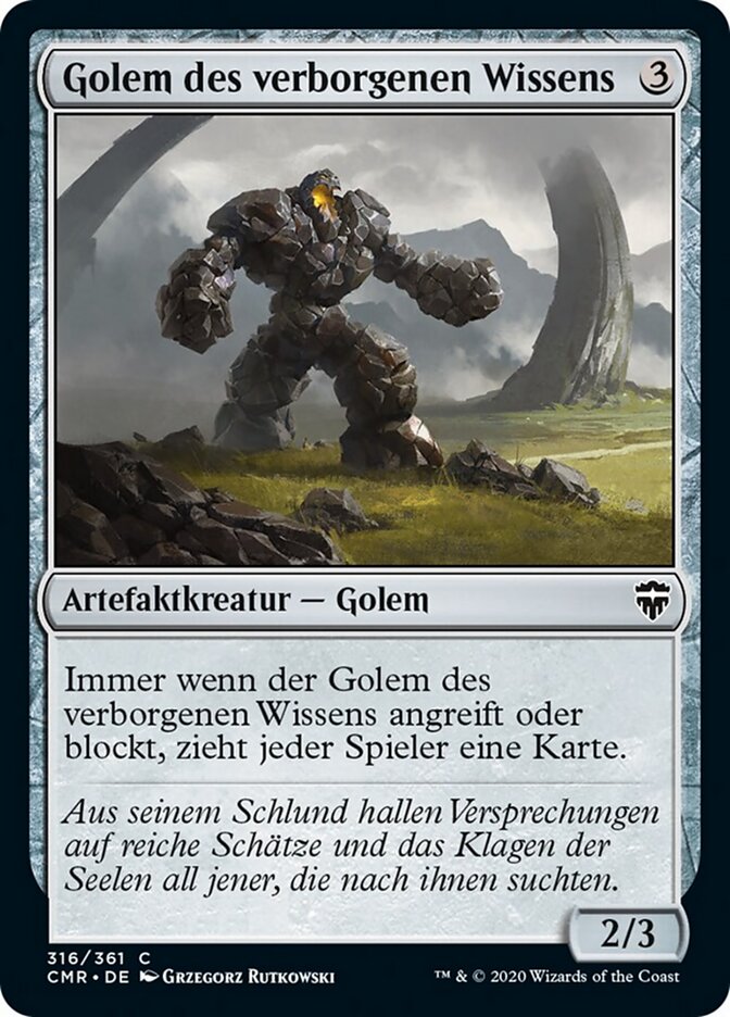 Golem des verborgenen Wissens