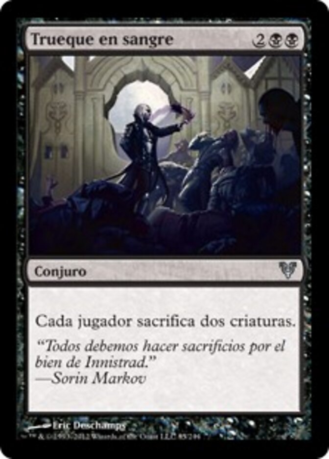 Trueque en sangre