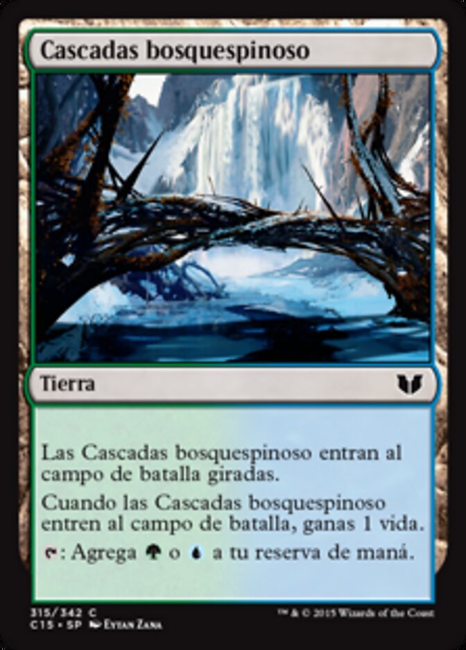 Cascadas bosquespinoso
