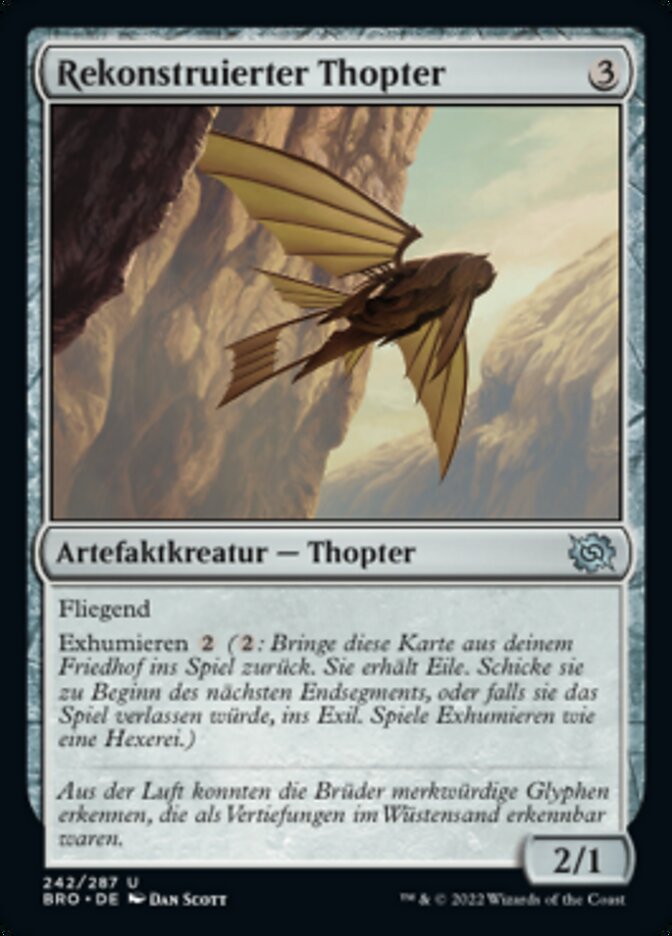 Rekonstruierter Thopter