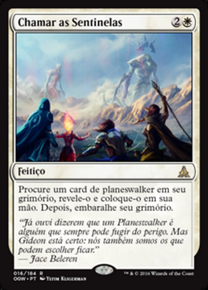 Chamar as Sentinelas