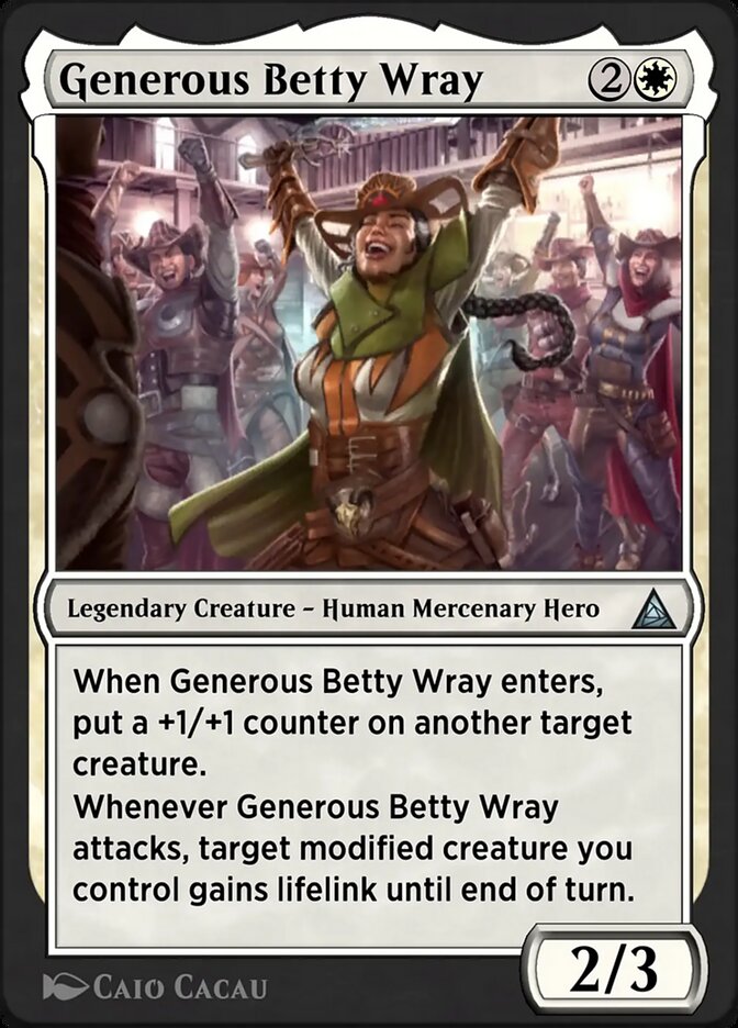 Generous Betty Wray