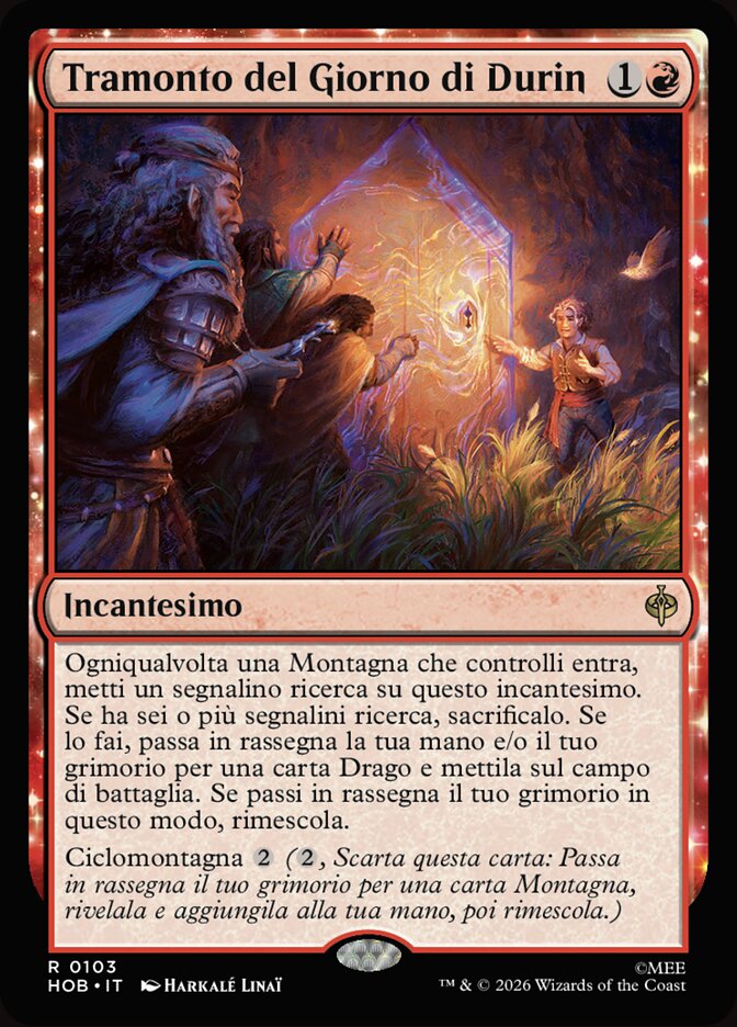 Tramonto del Giorno di Durin