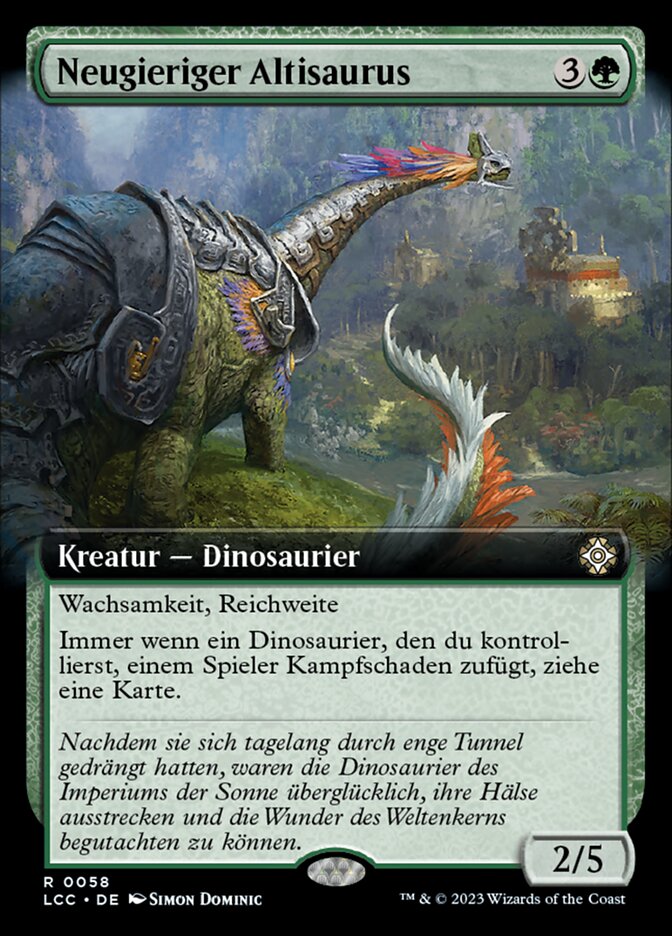 Neugieriger Altisaurus