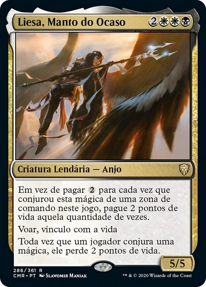 Liesa, Manto do Ocaso