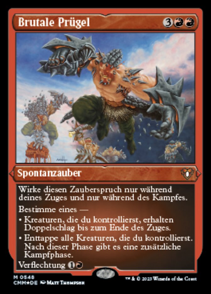 Brutale Prügel