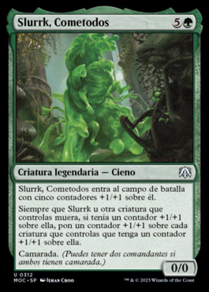 Slurrk, Cometodos