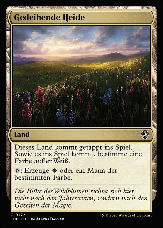 Gedeihende Heide