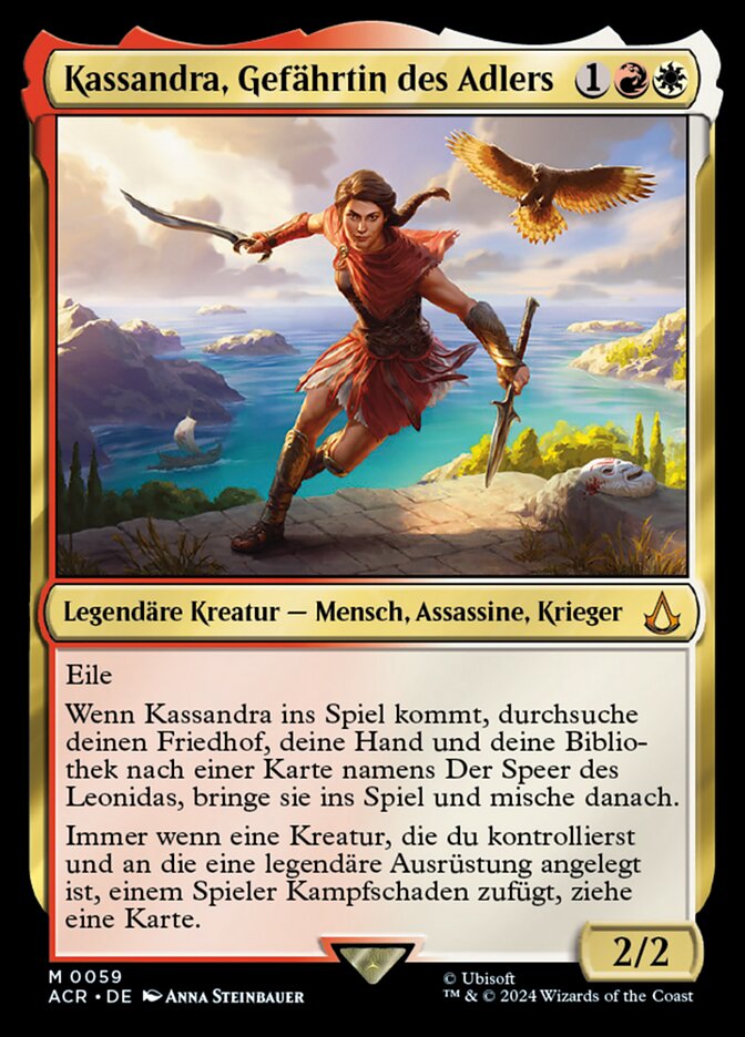Kassandra, Gefährtin des Adlers