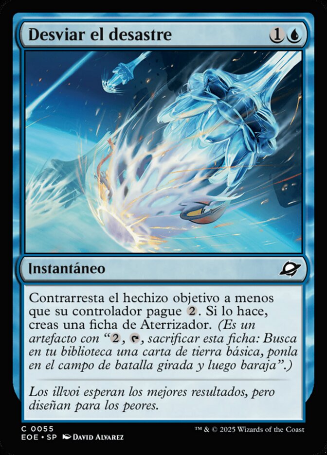 Desviar el desastre