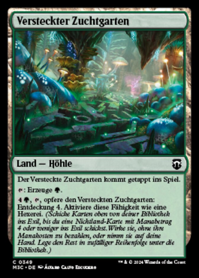 Versteckter Zuchtgarten