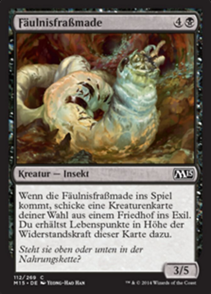 Fäulnisfraßmade