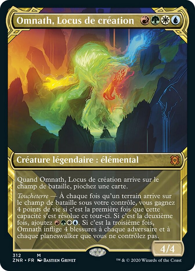 Omnath, Locus de création