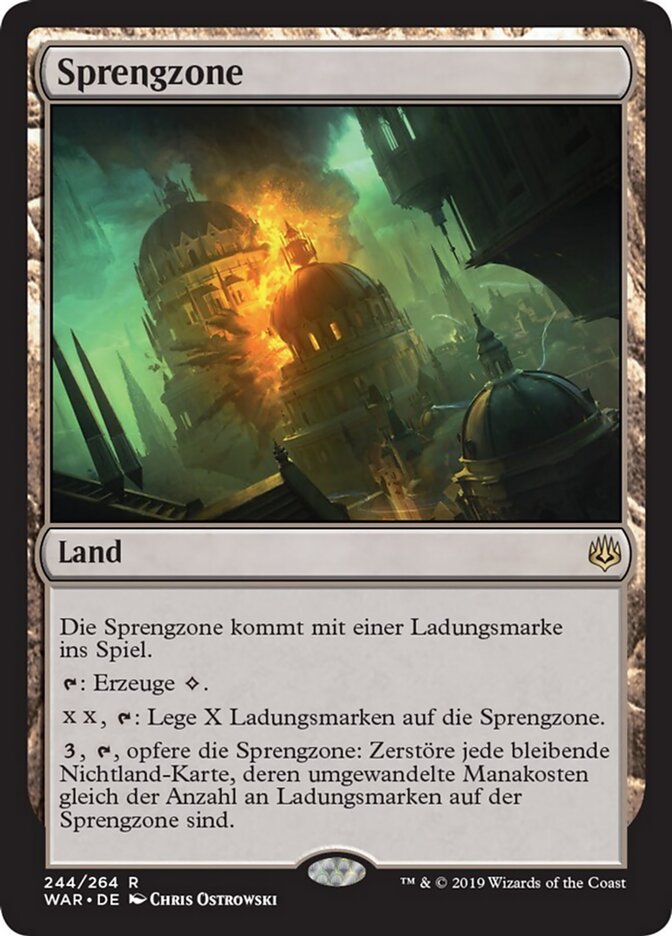 Sprengzone