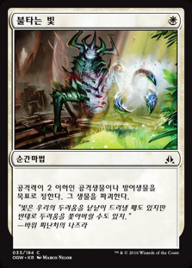 불타는 빛