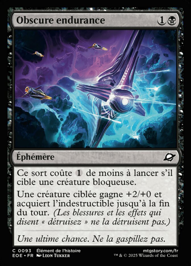 Obscure endurance