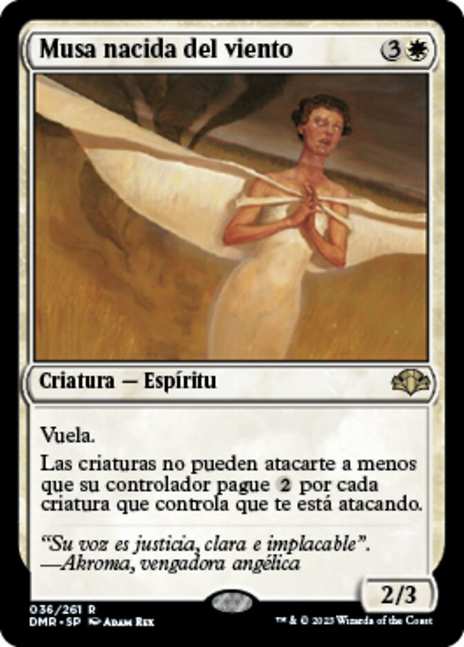 Musa nacida del viento