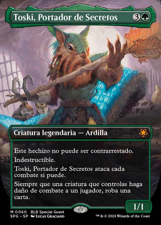 Toski, Portador de Secretos