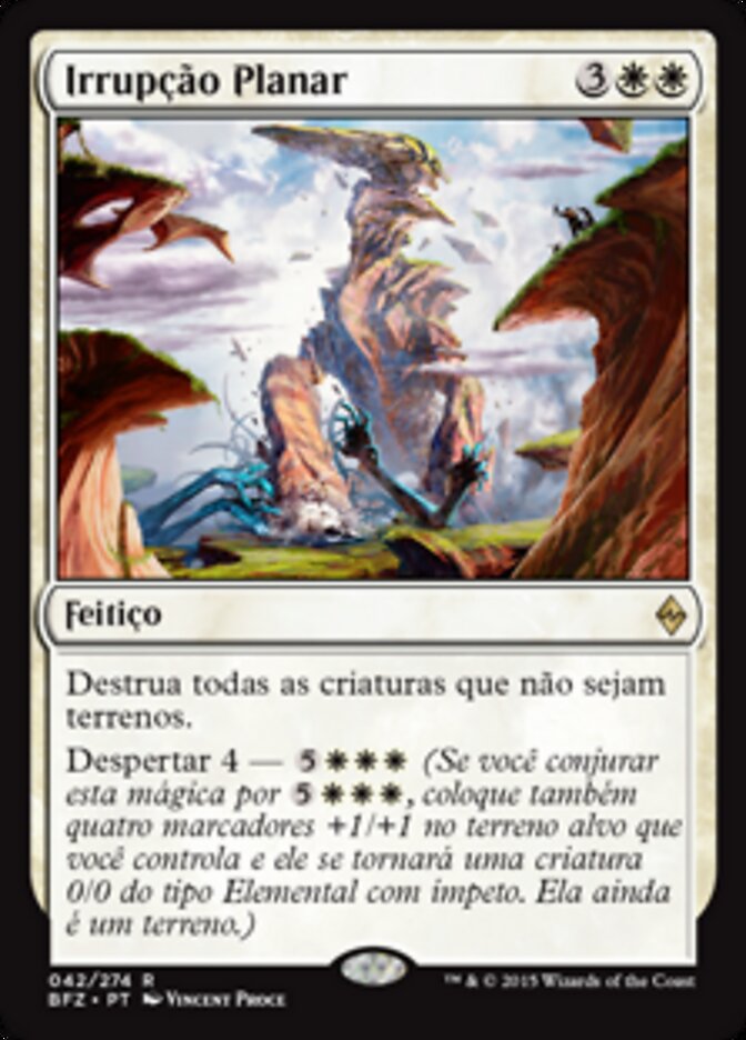 Irrupção Planar