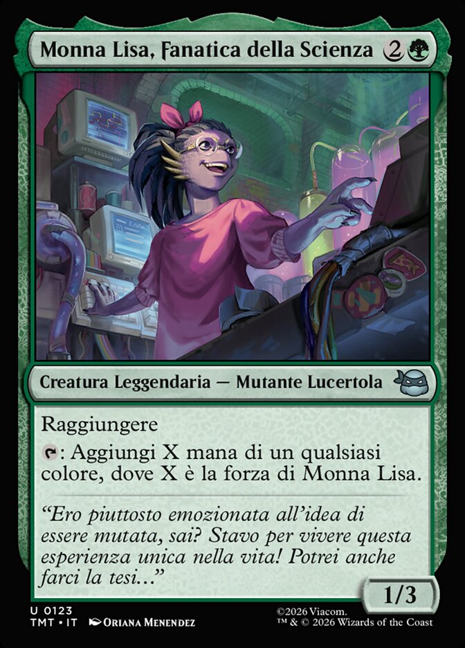 Monna Lisa, Fanatica della Scienza