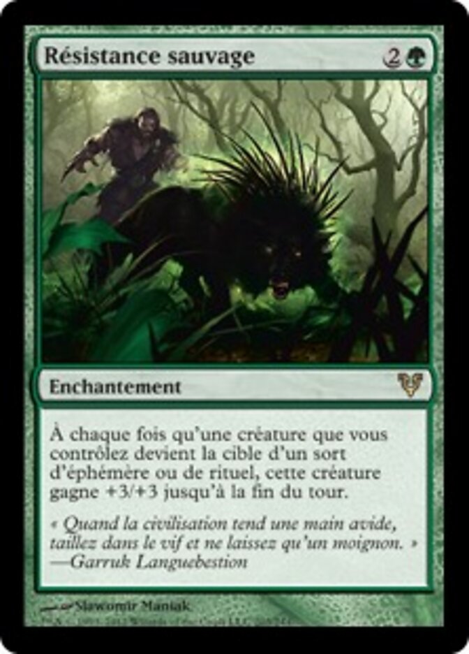Résistance sauvage