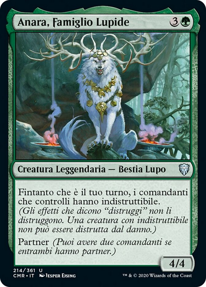 Anara, Famiglio Lupide