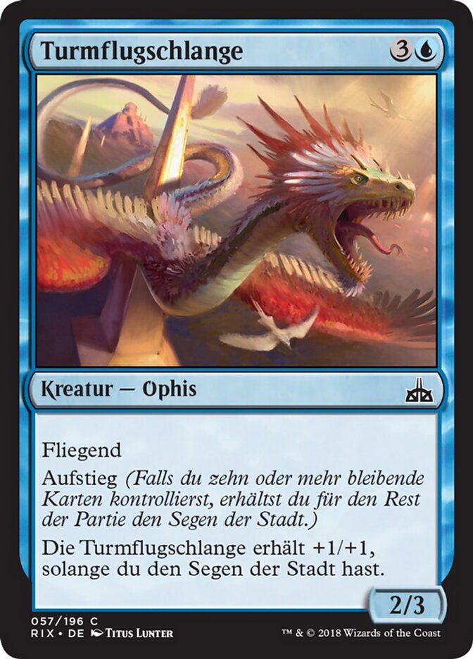 Turmflugschlange
